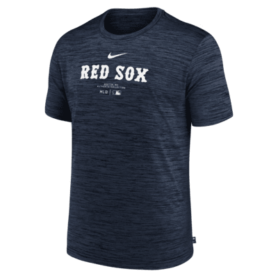 Boston Red Sox Authentic Collection Practice Velocity Men s Nike Dri FIT MLB T Shirt